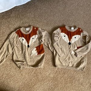 H&M Boys Fox Sweaters - 3T
